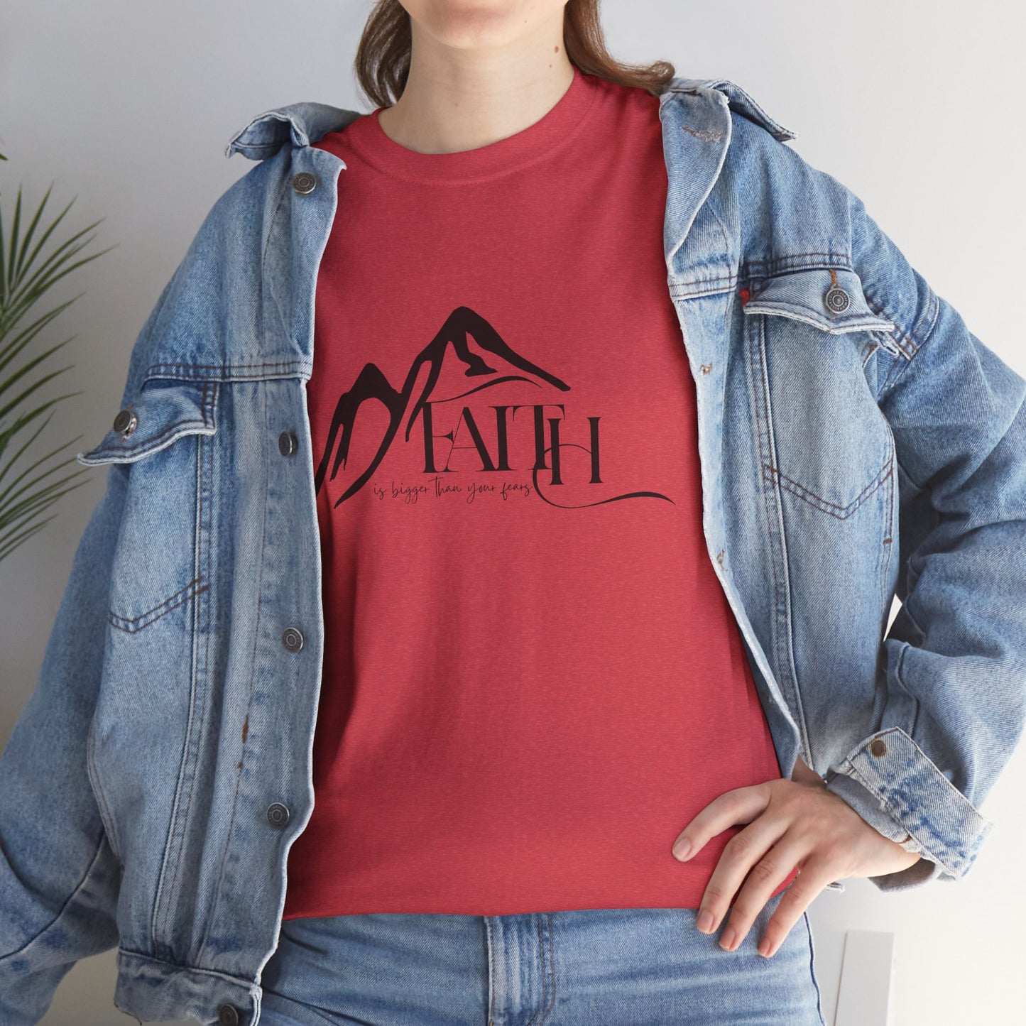 “Faith Over Fear” – Unisex T-Shirt | Isaiah 41:10 – Purpose Collection