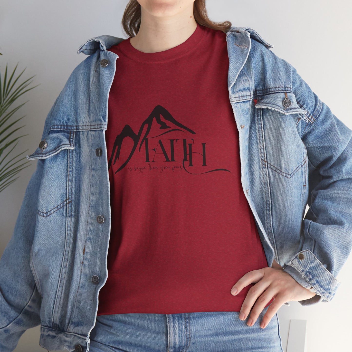 “Faith Over Fear” – Unisex T-Shirt | Isaiah 41:10 – Purpose Collection