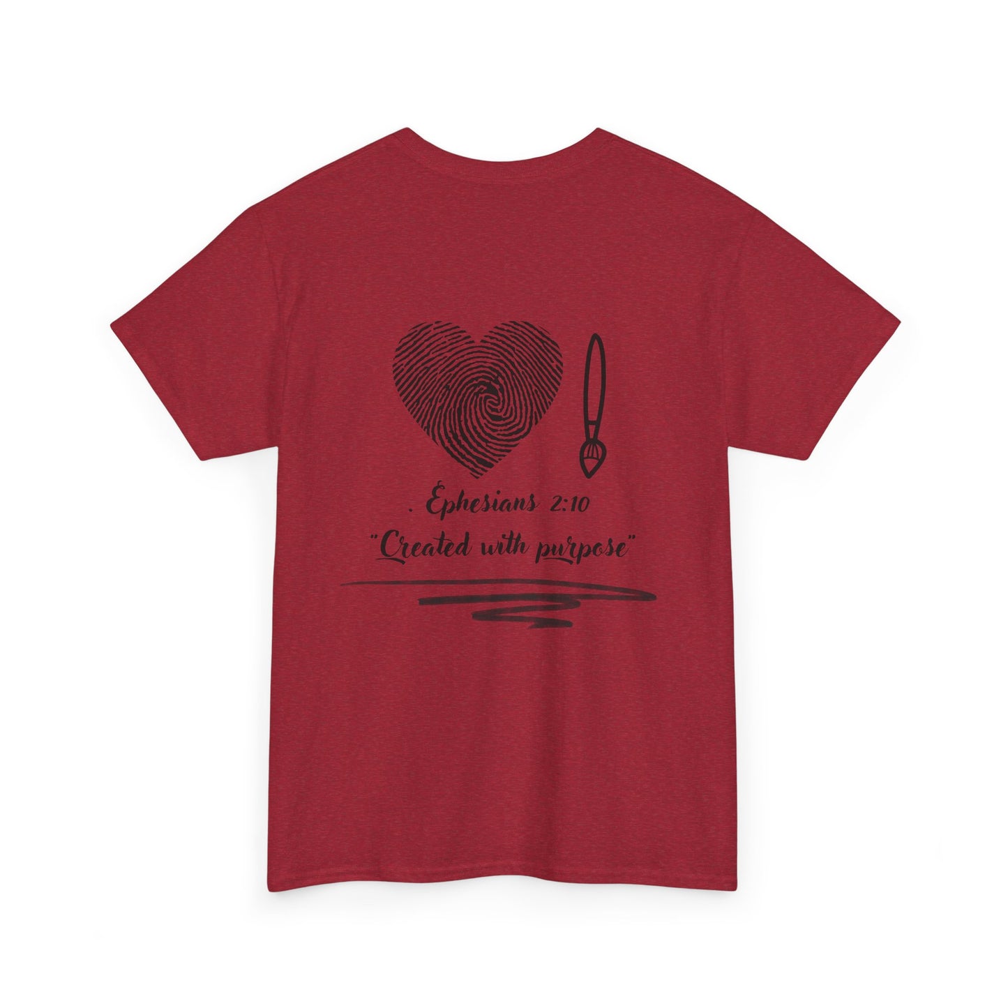 "Created with Purpose – Christian T-Shirt (Ephesians 2:10)"