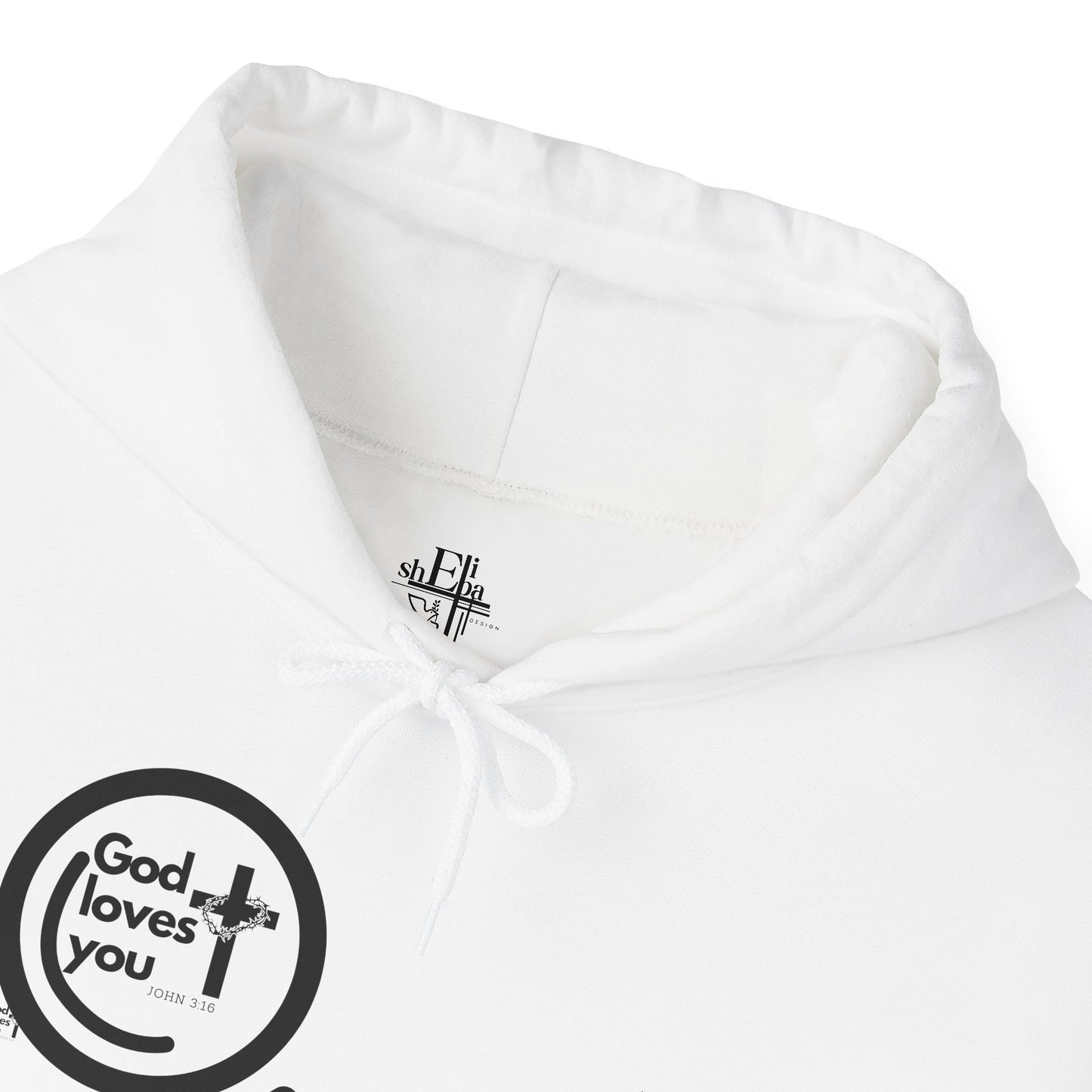 "God Loves You – Christian Hoodie with John 3:16"