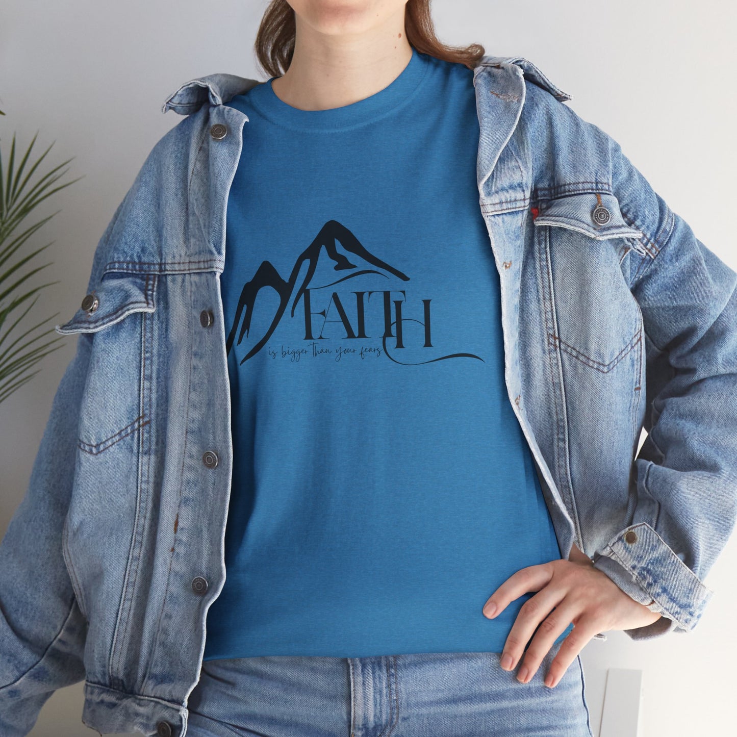 “Faith Over Fear” – Unisex T-Shirt | Isaiah 41:10 – Purpose Collection