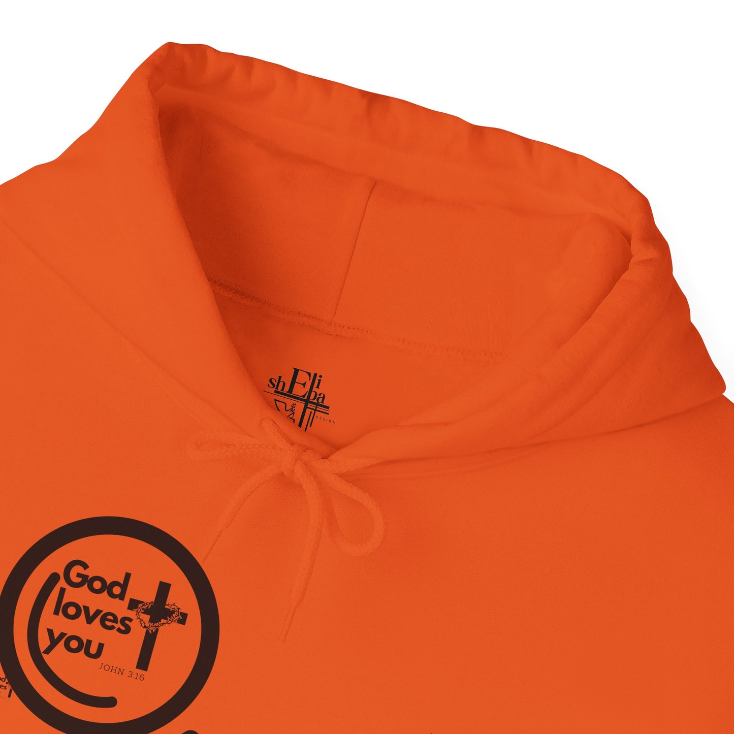 "God Loves You – Christian Hoodie with John 3:16"