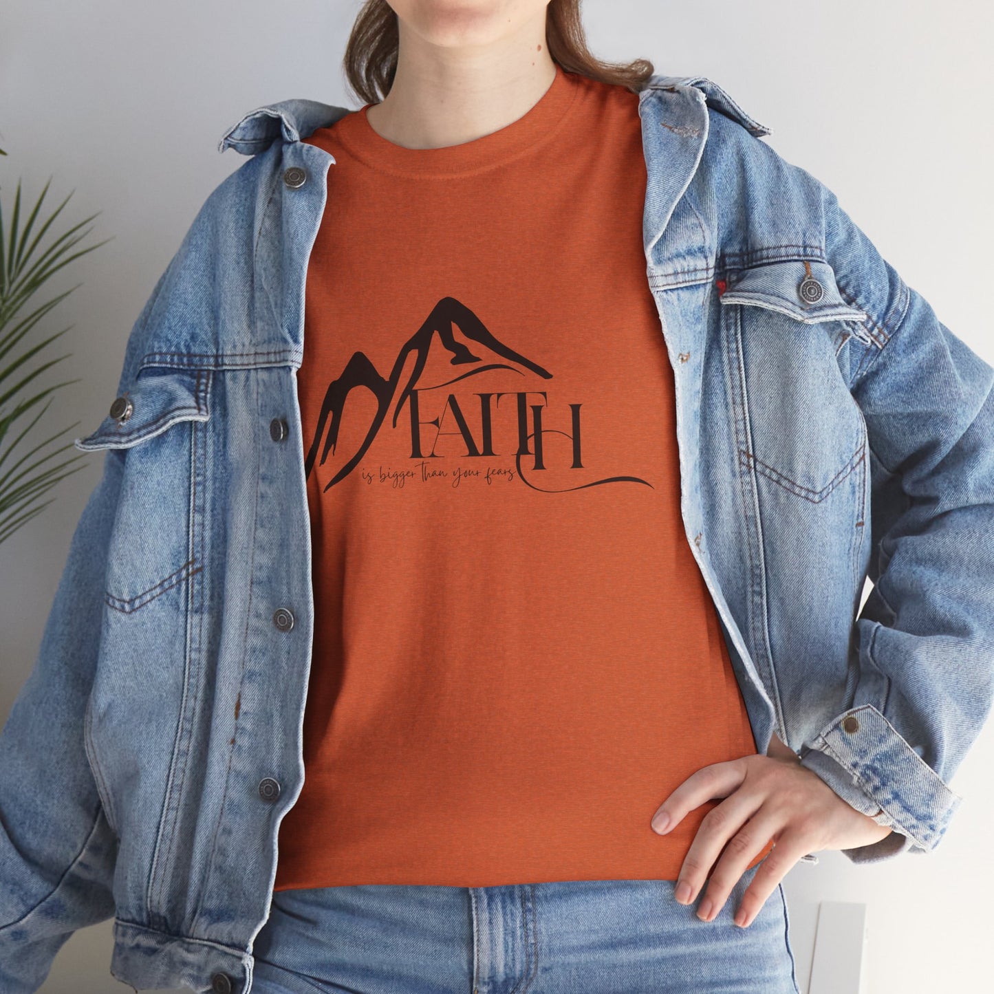 Faith Over Fear” – Unisex T-Shirt Isaiah 41:10 – elishebadesign