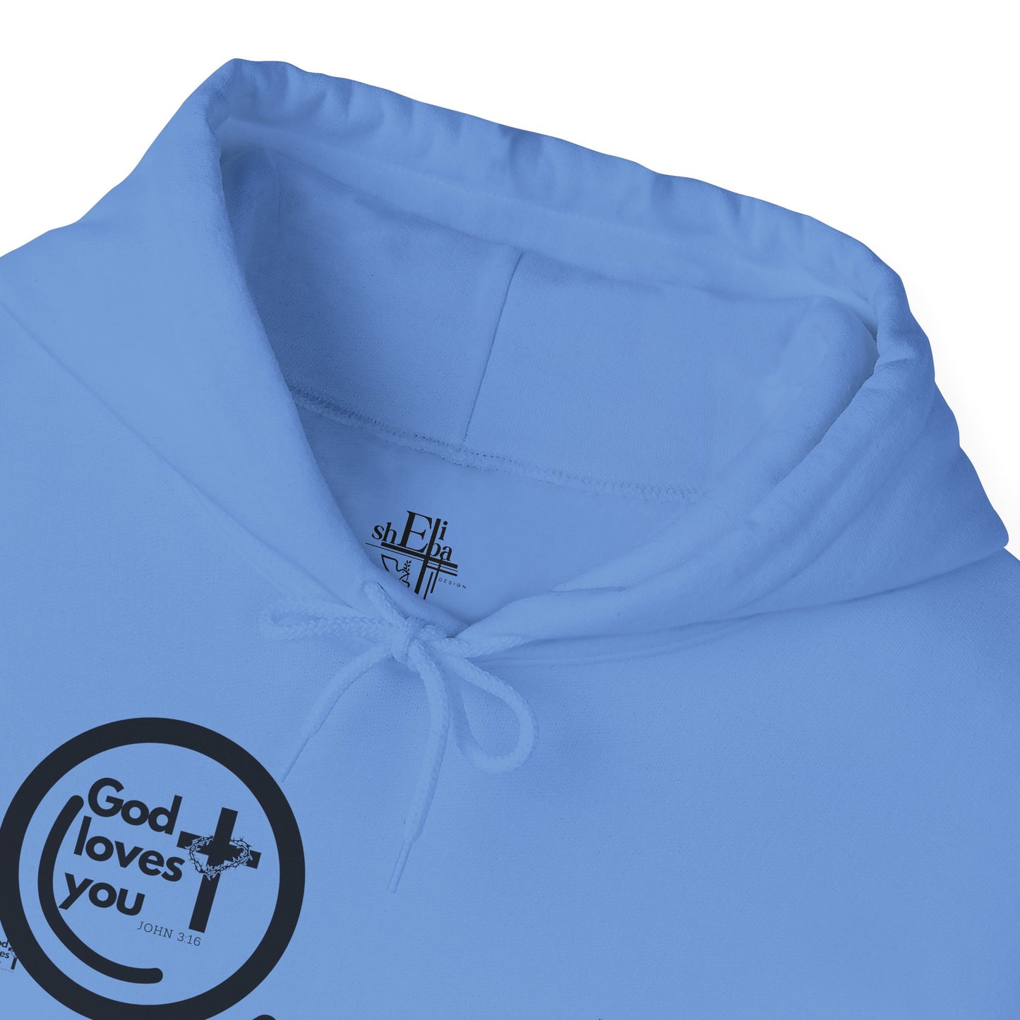 "God Loves You – Christian Hoodie with John 3:16"