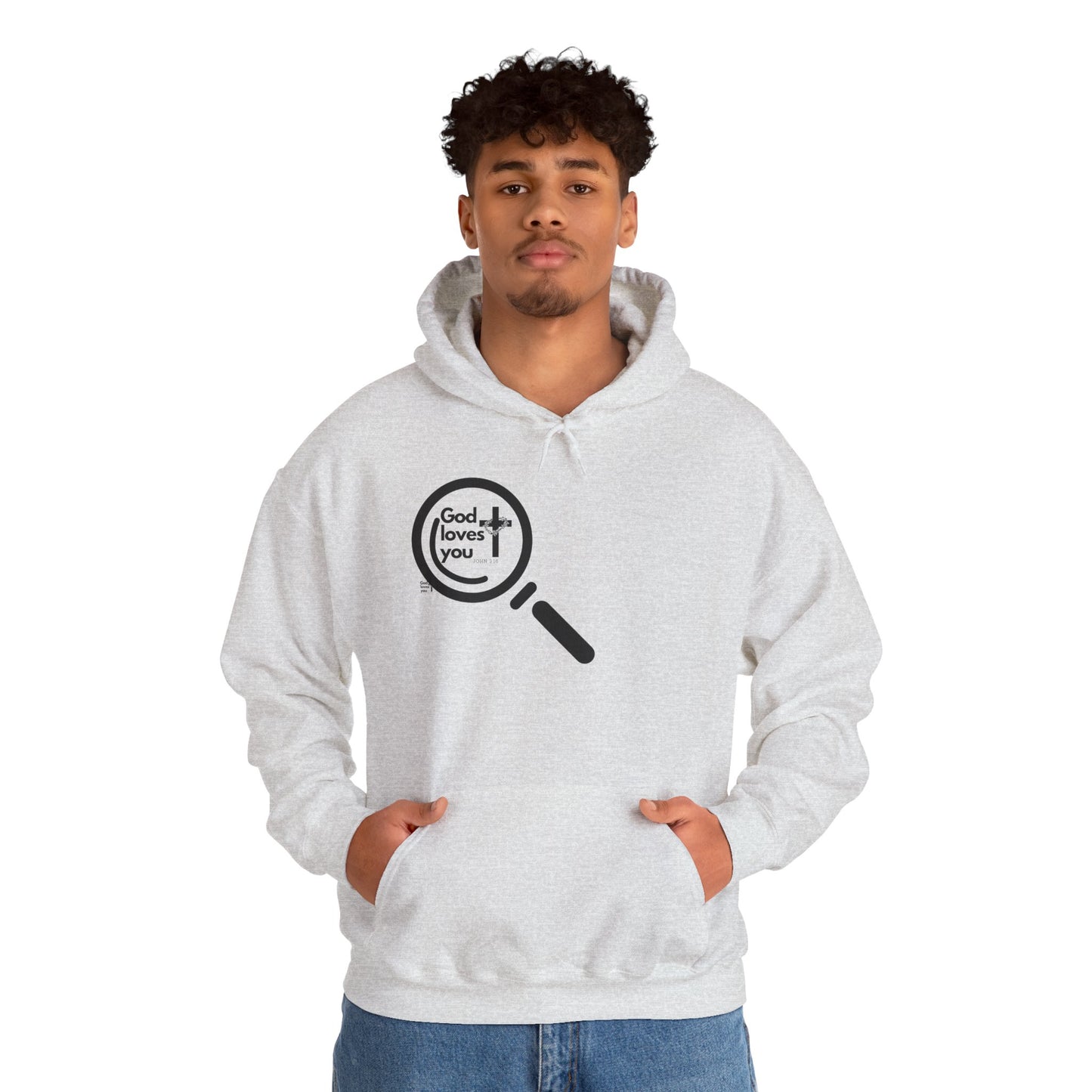 christian hoodie- God loves you