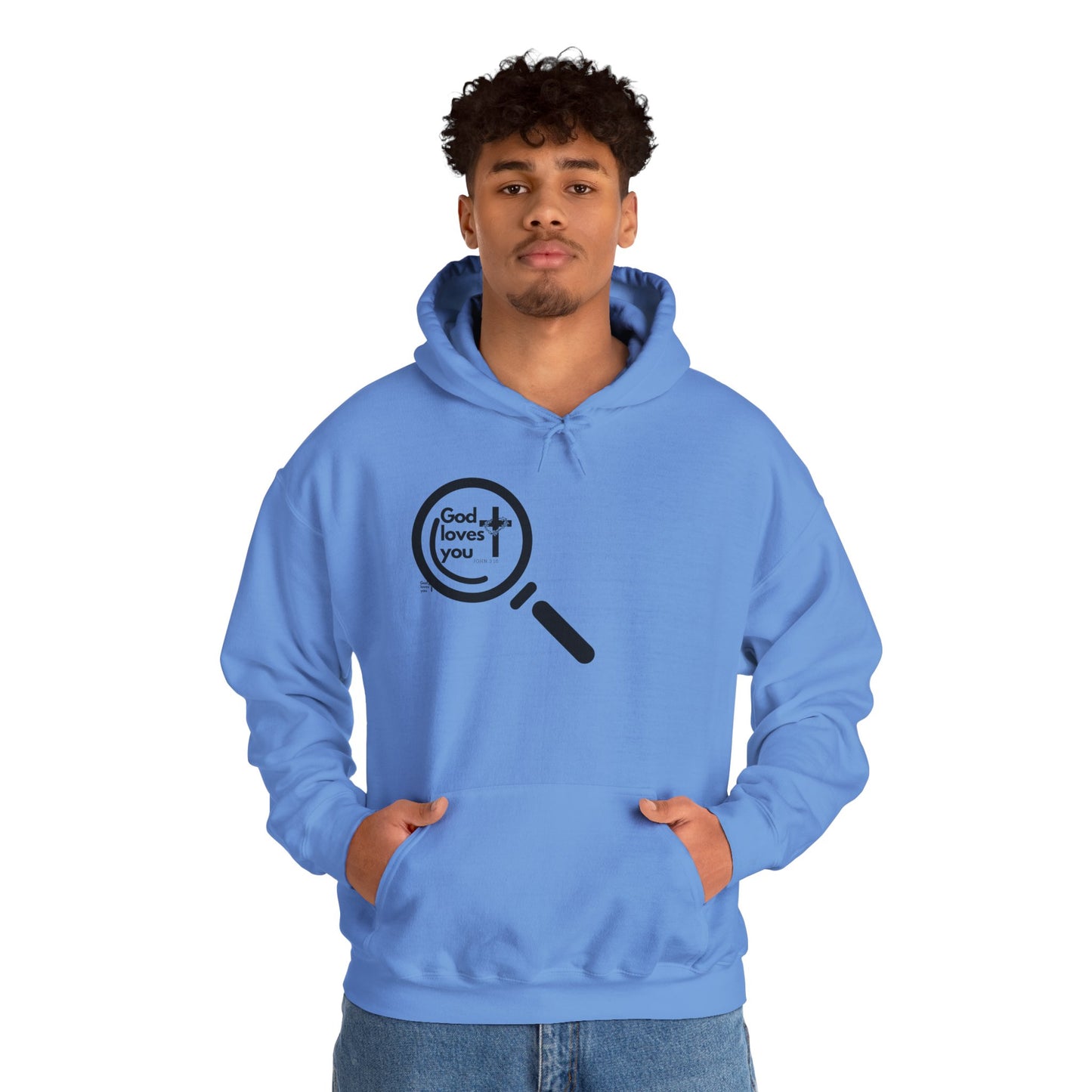 christian hoodie- God loves you