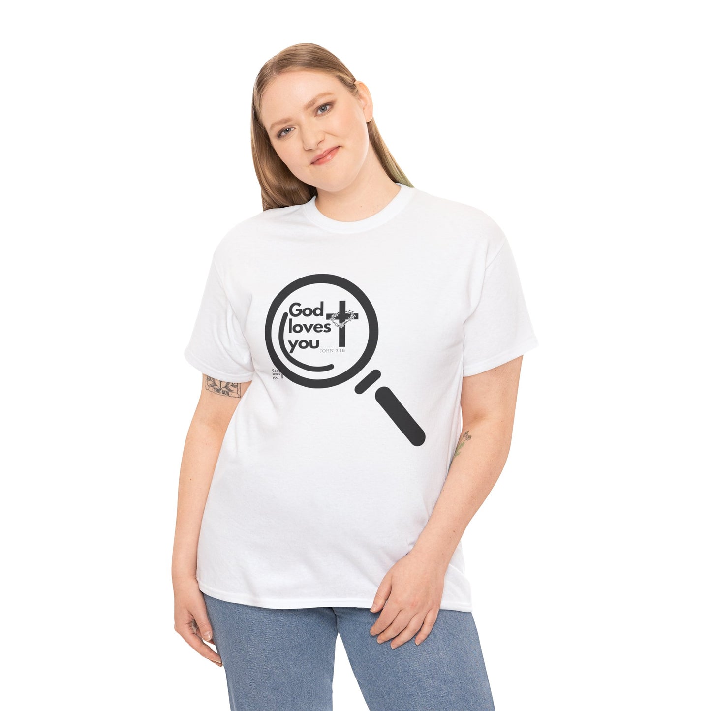 christian t shirt- God loves you