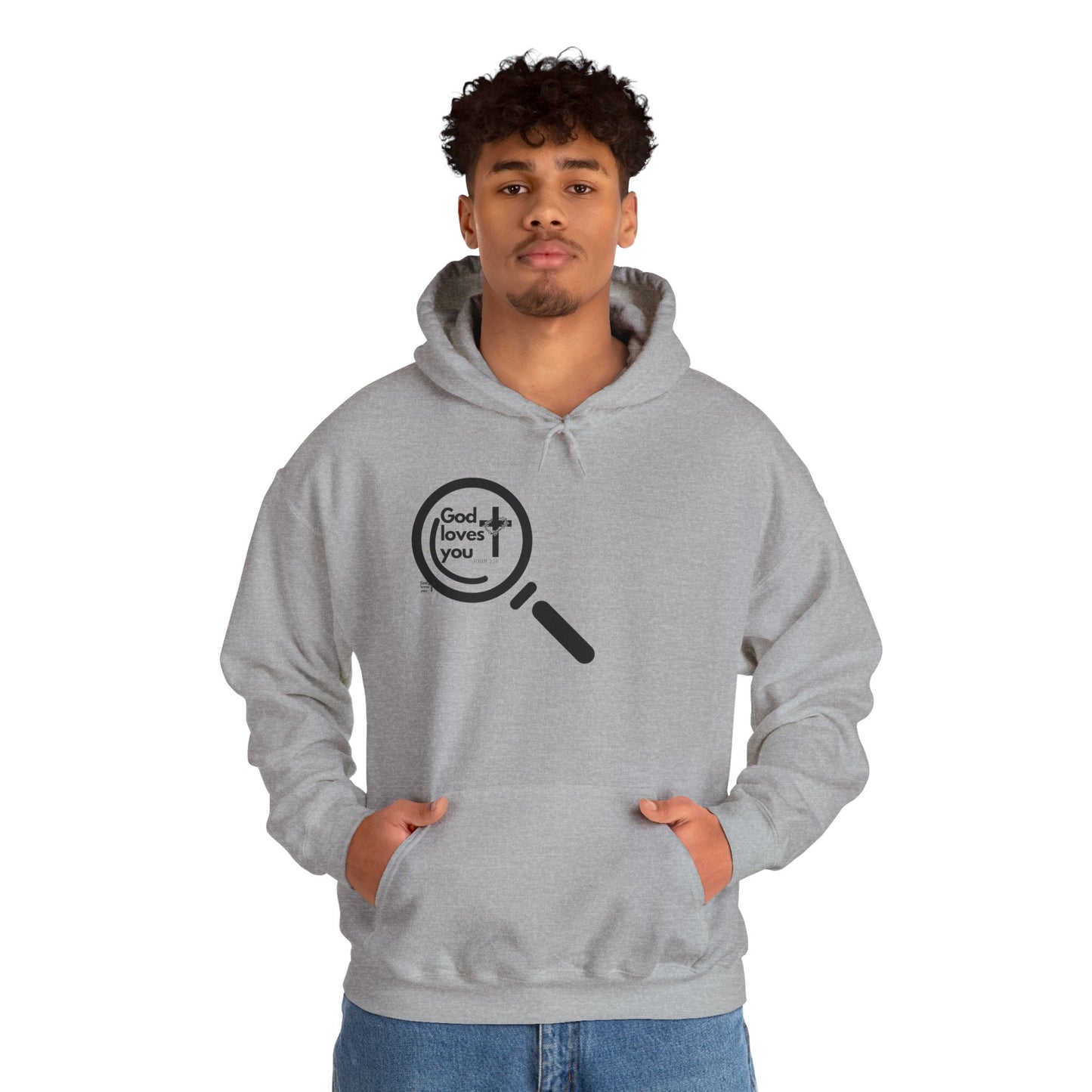 christian hoodie- God loves you