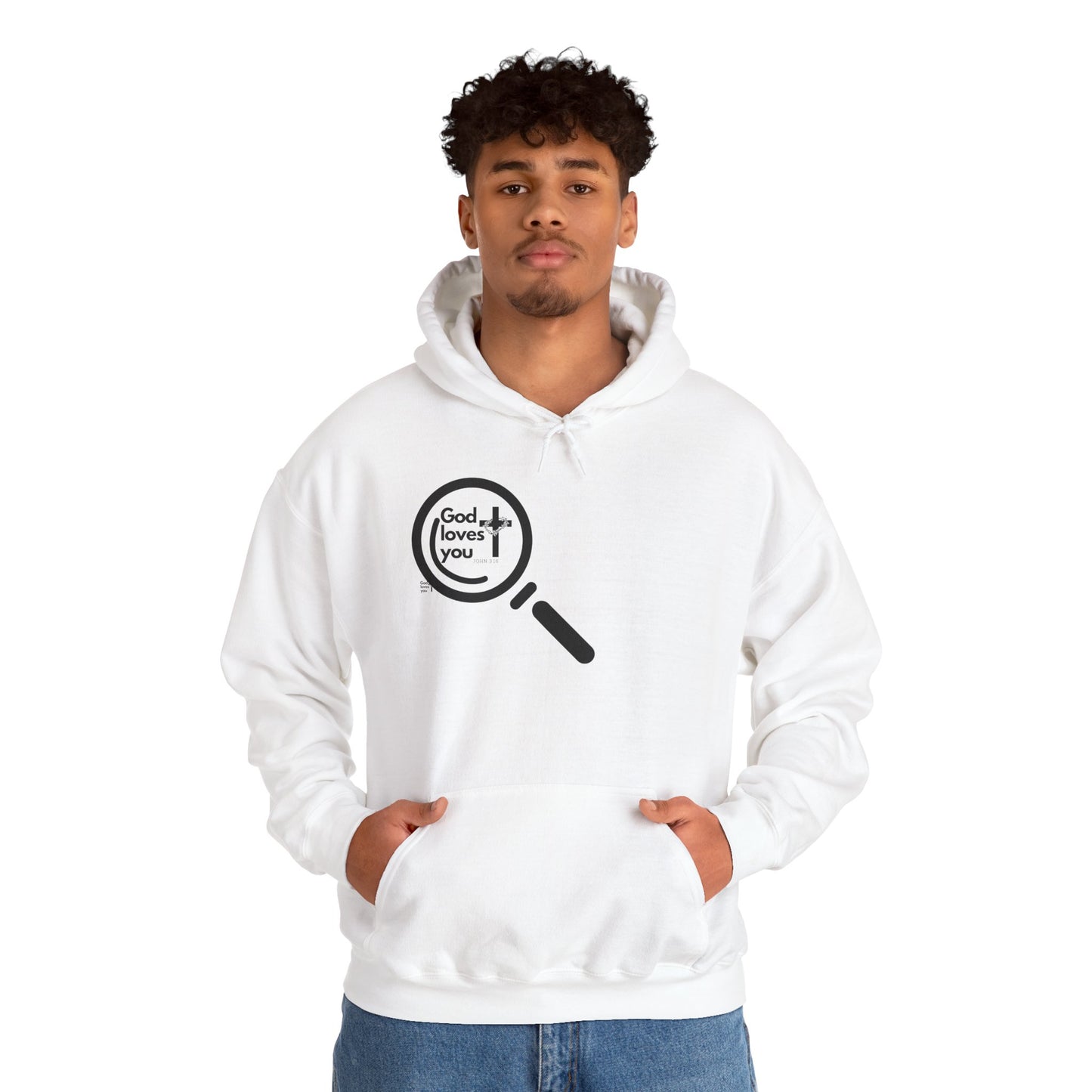 christian hoodie- God loves you