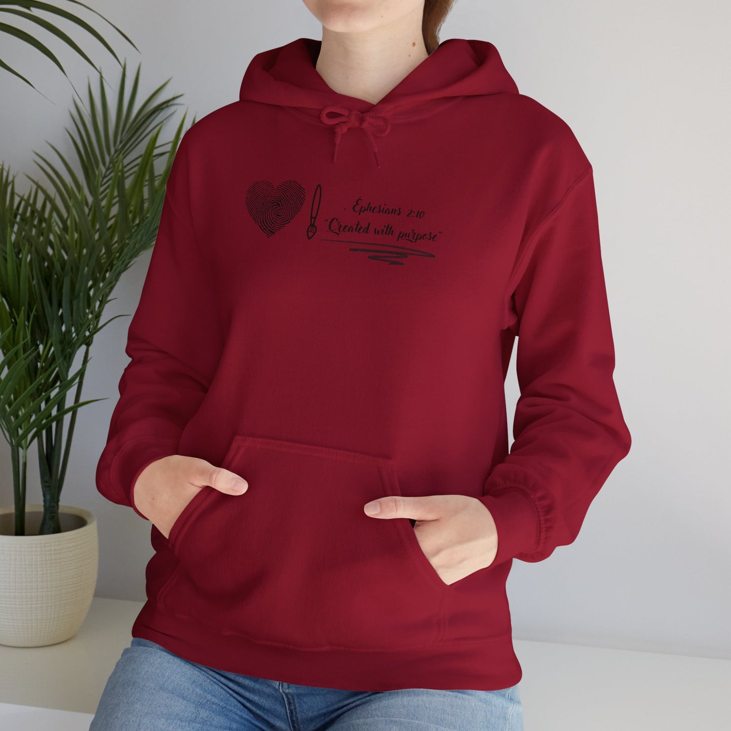 christian Hoodie- created with purpose