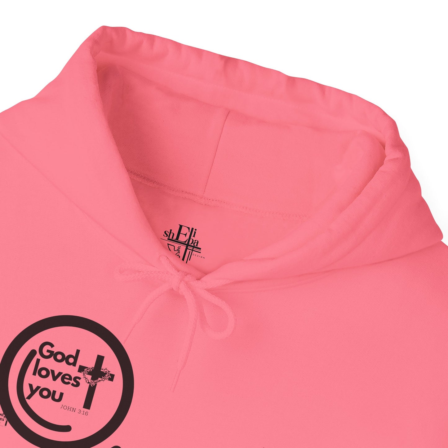 "God Loves You – Christian Hoodie with John 3:16"
