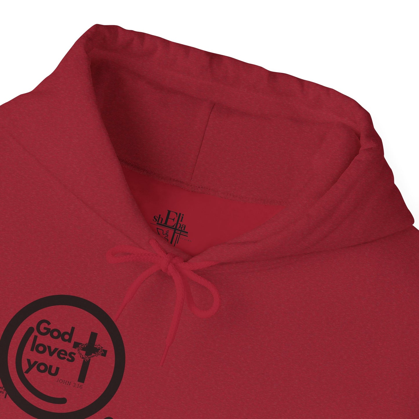 "God Loves You – Christian Hoodie with John 3:16"
