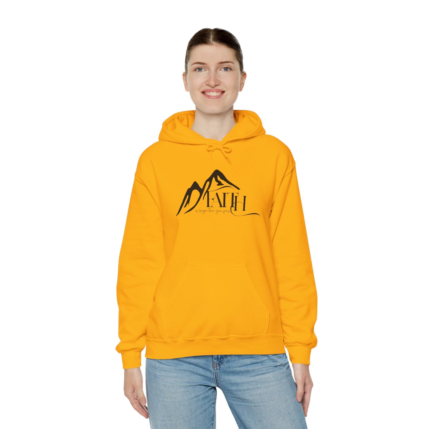 “Faith Over Fear” – Oversized Hoodie | Bold & Biblical – ElishebaDesign