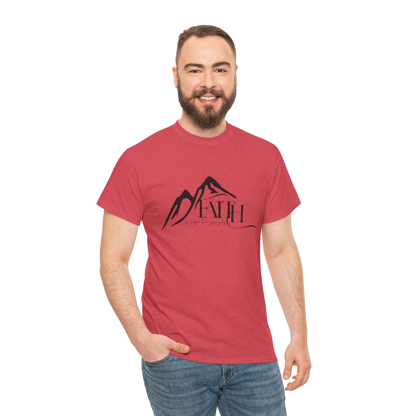 “Faith Over Fear” – Unisex T-Shirt | Isaiah 41:10 – Purpose Collection