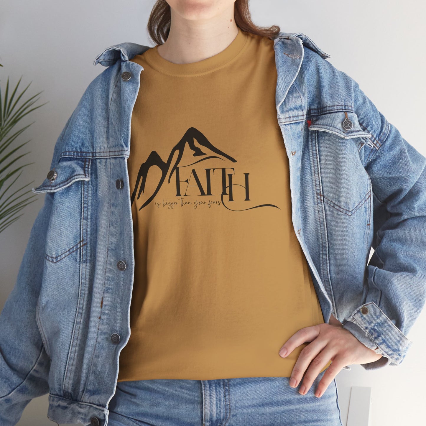 “Faith Over Fear” – Unisex T-Shirt | Isaiah 41:10 – Purpose Collection