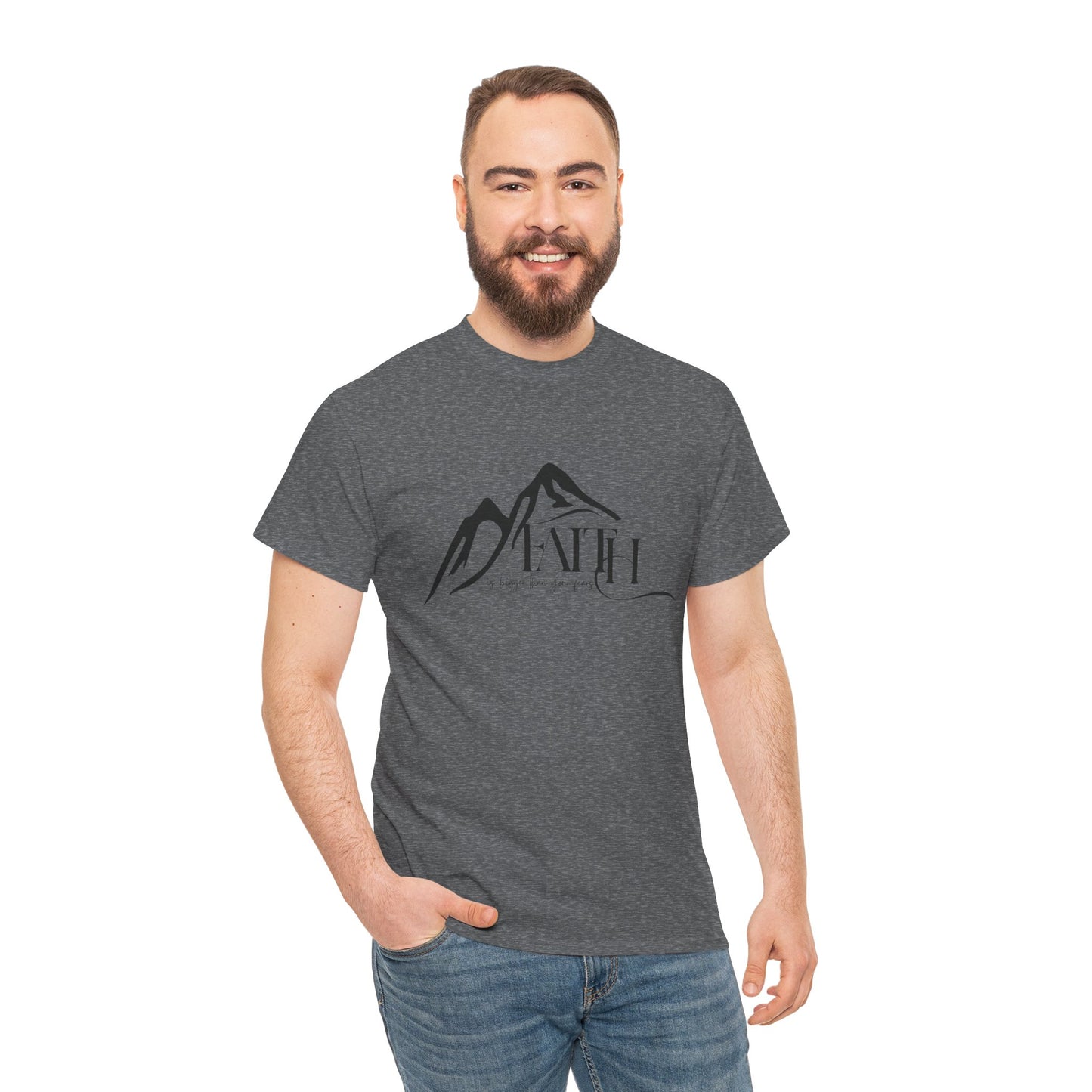 “Faith Over Fear” – Unisex T-Shirt | Isaiah 41:10 – Purpose Collection
