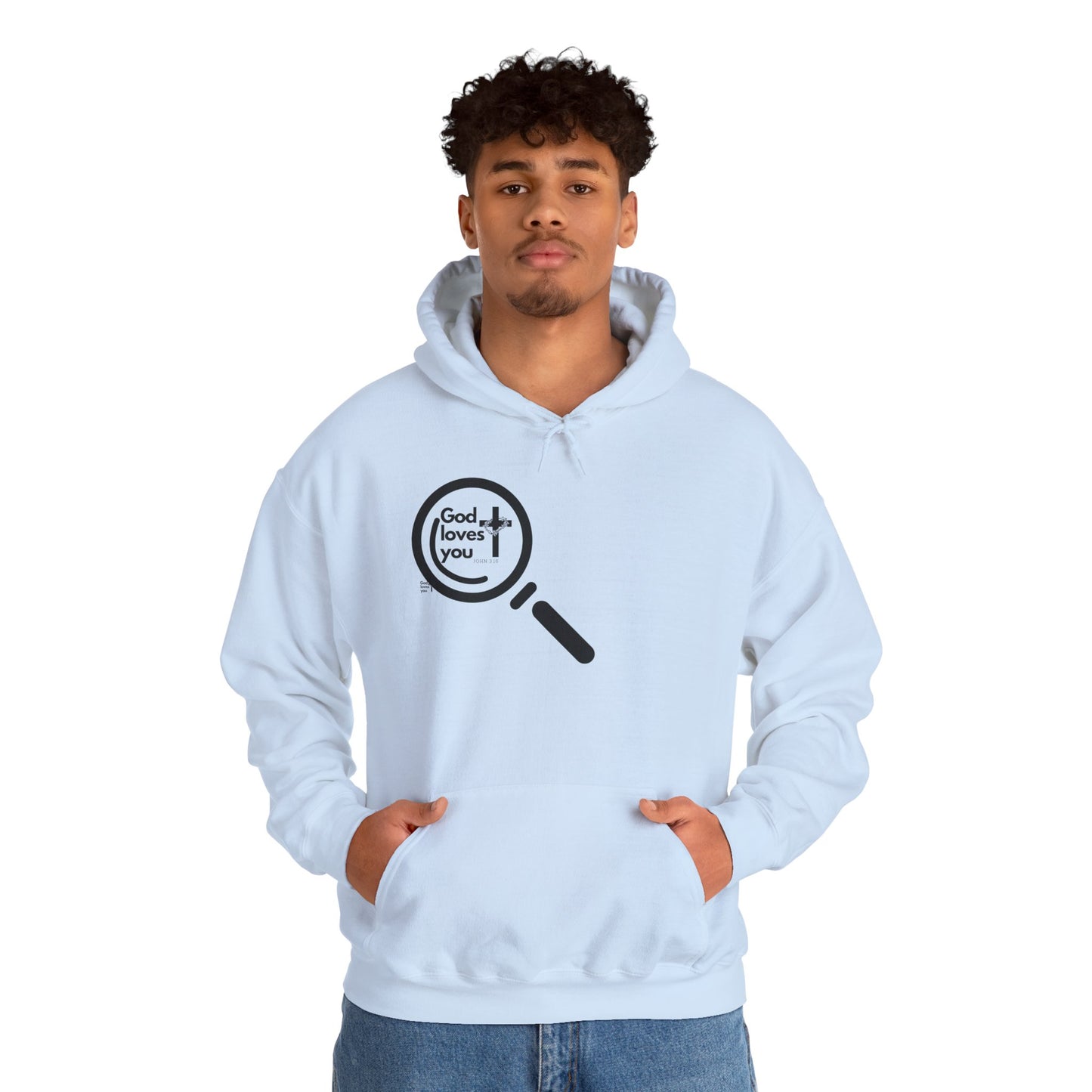 christian hoodie- God loves you