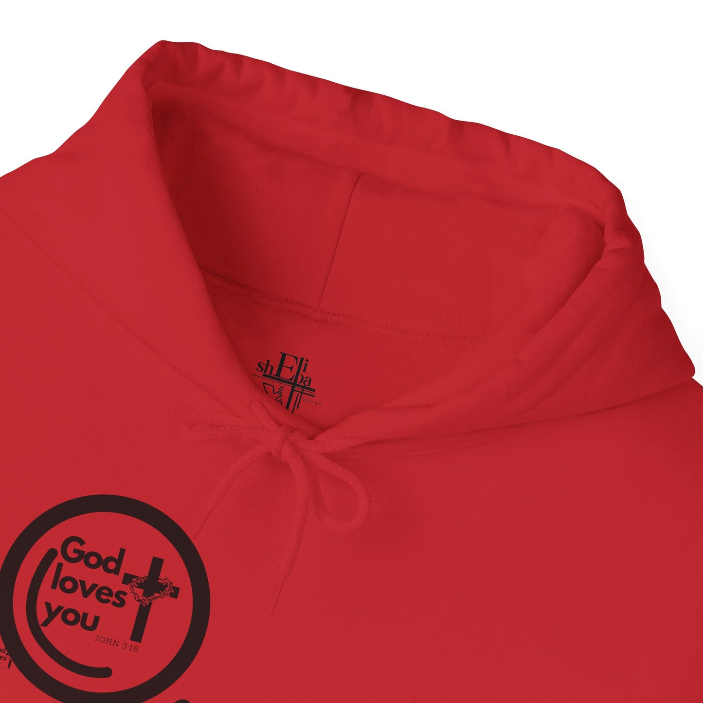 "God Loves You – Christian Hoodie with John 3:16"