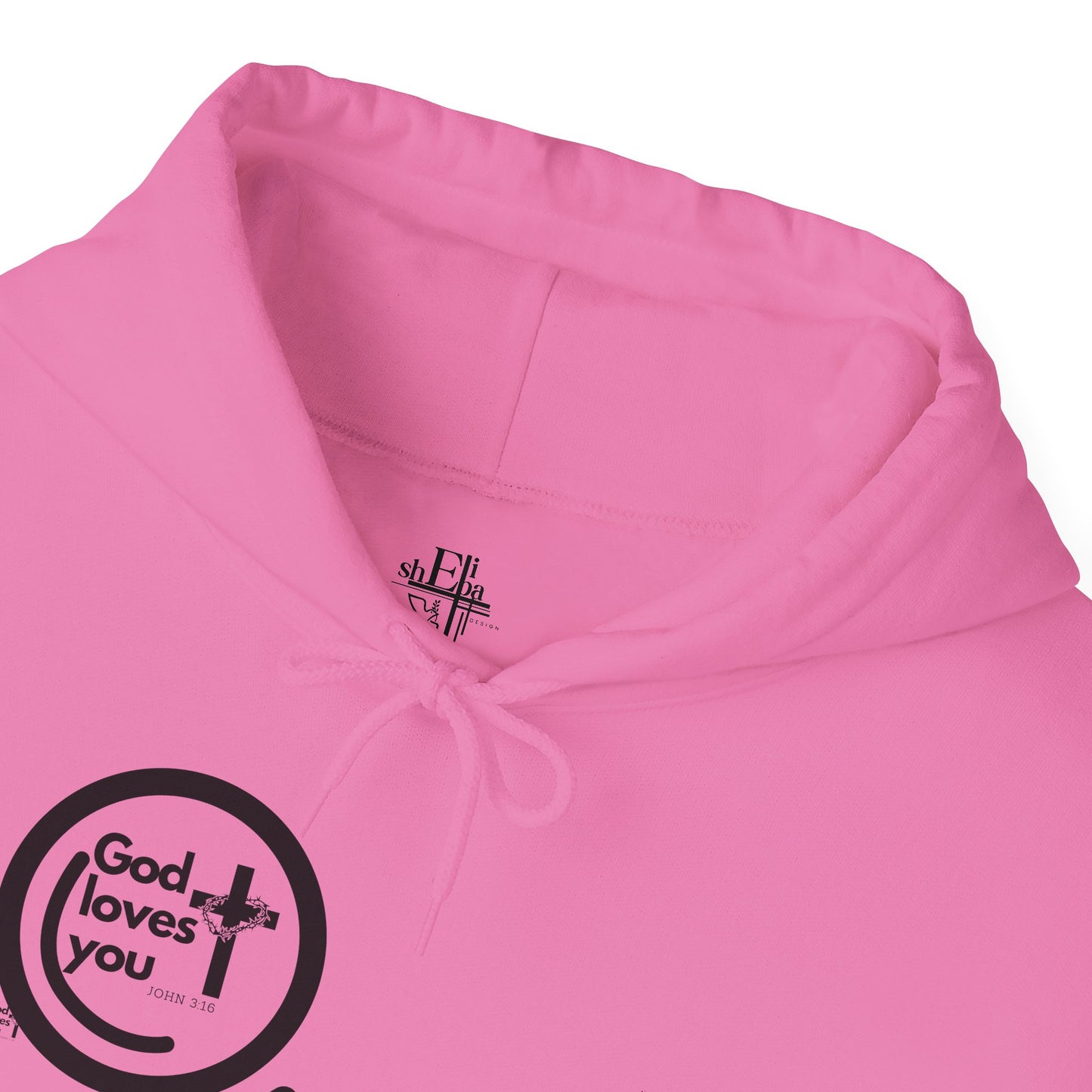 "God Loves You – Christian Hoodie with John 3:16"