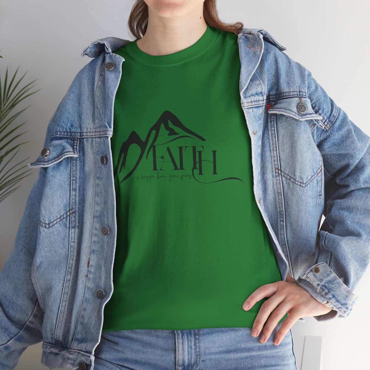 Faith Over Fear” – Unisex T-Shirt Isaiah 41:10 – elishebadesign