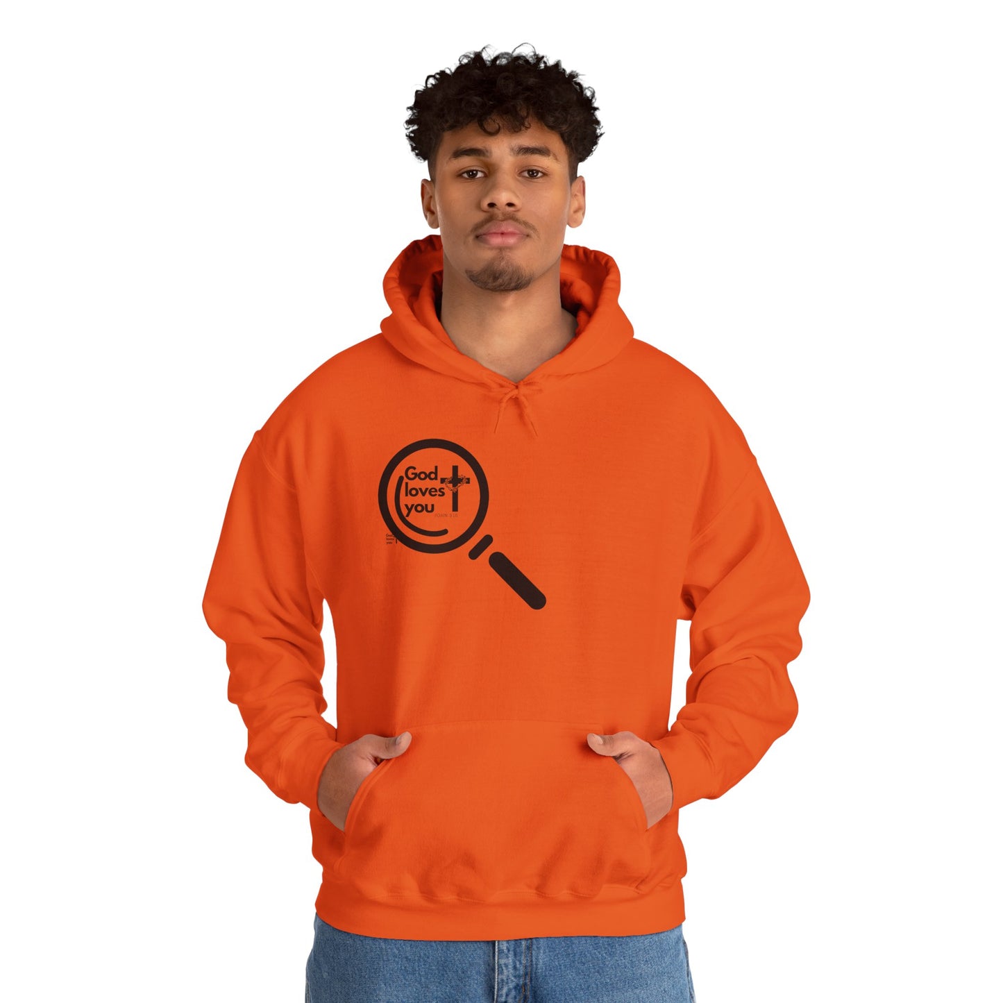christian hoodie- God loves you