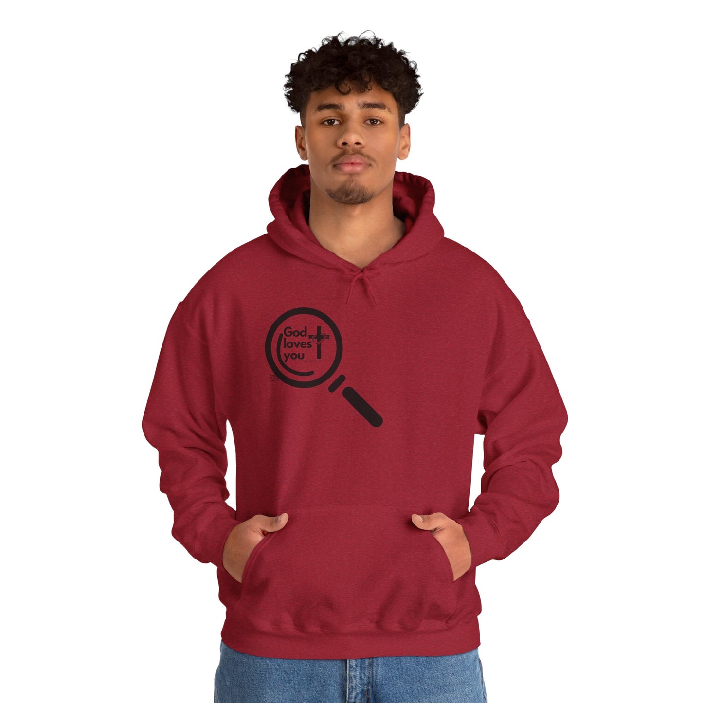 christian hoodie- God loves you
