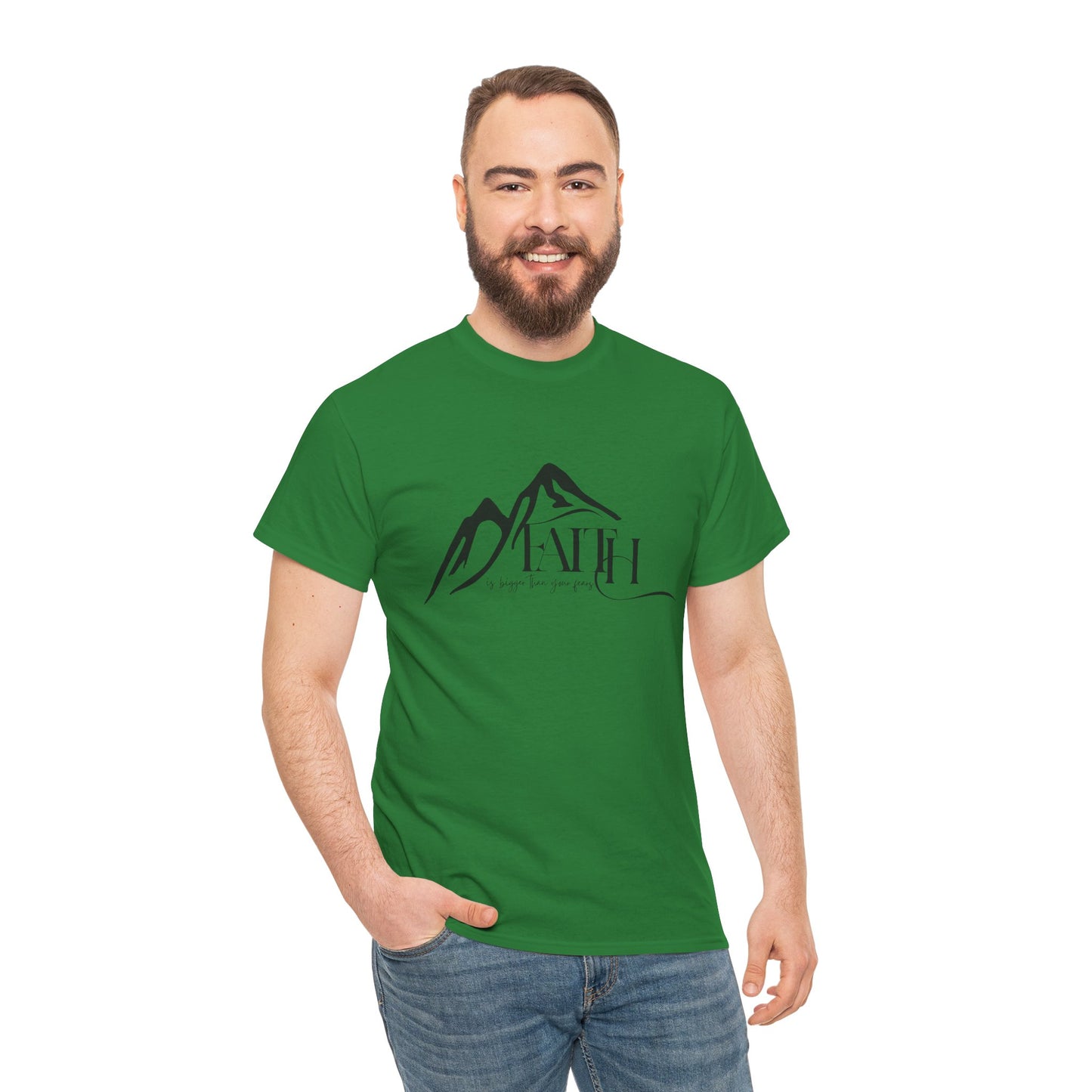 “Faith Over Fear” – Unisex T-Shirt | Isaiah 41:10 – Purpose Collection