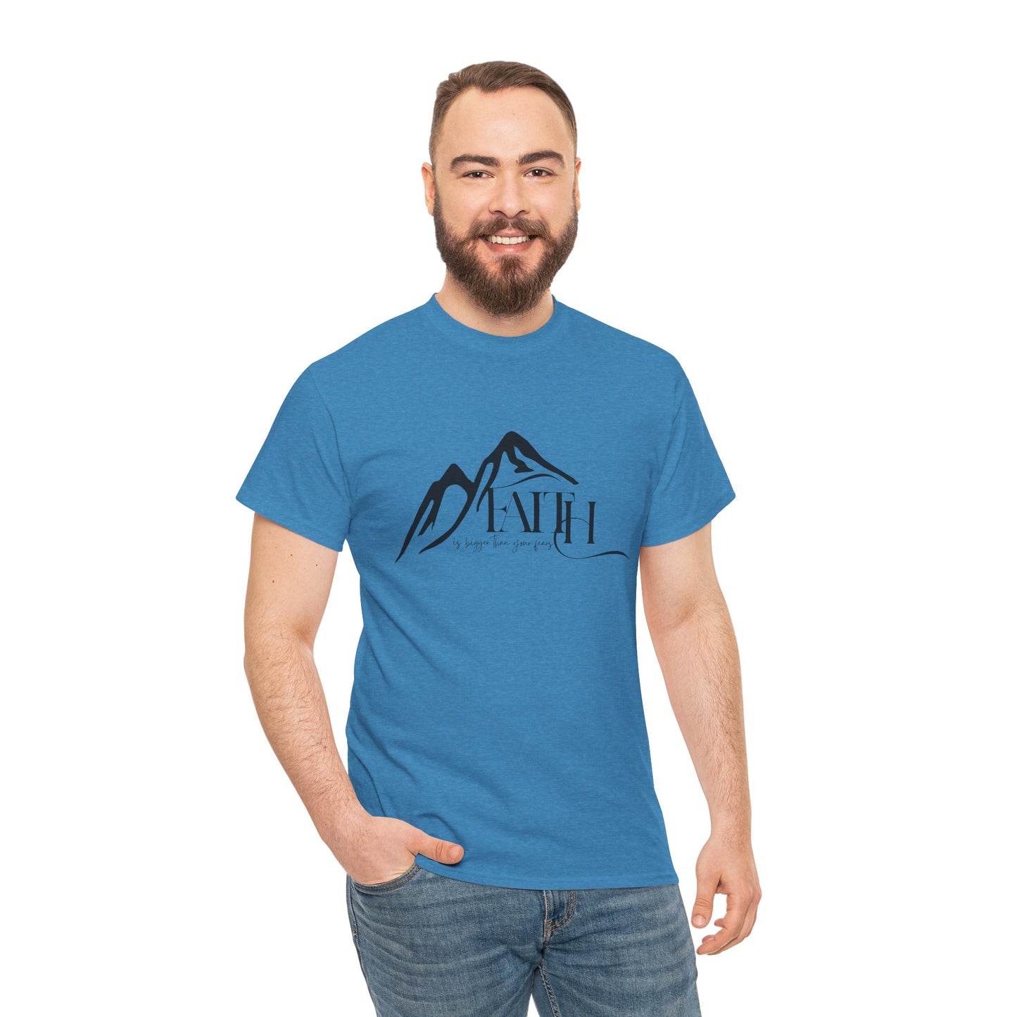 “Faith Over Fear” – Unisex T-Shirt | Isaiah 41:10 – Purpose Collection