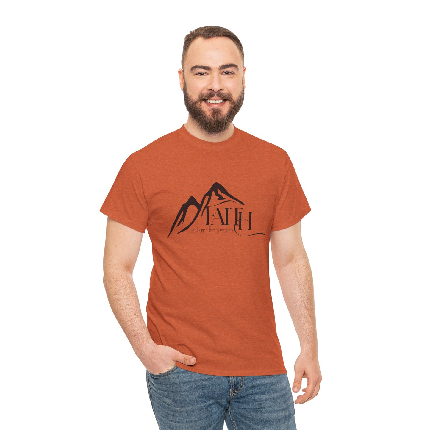 Faith Over Fear” – Unisex T-Shirt Isaiah 41:10 – elishebadesign