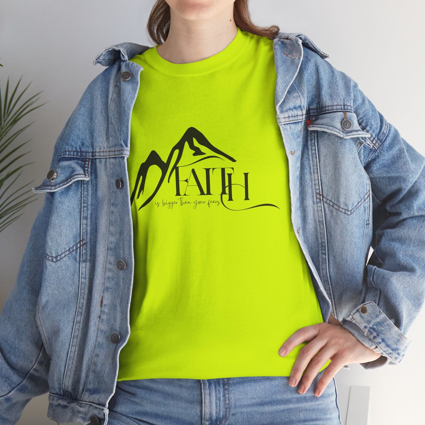 “Faith Over Fear” – Unisex T-Shirt | Isaiah 41:10 – Purpose Collection