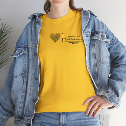  christian t shirt- created with purpose