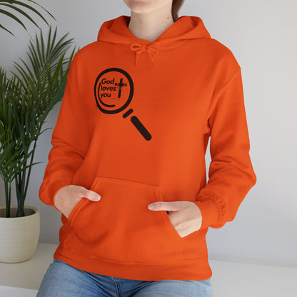 "God Loves You – Christian Hoodie with John 3:16"