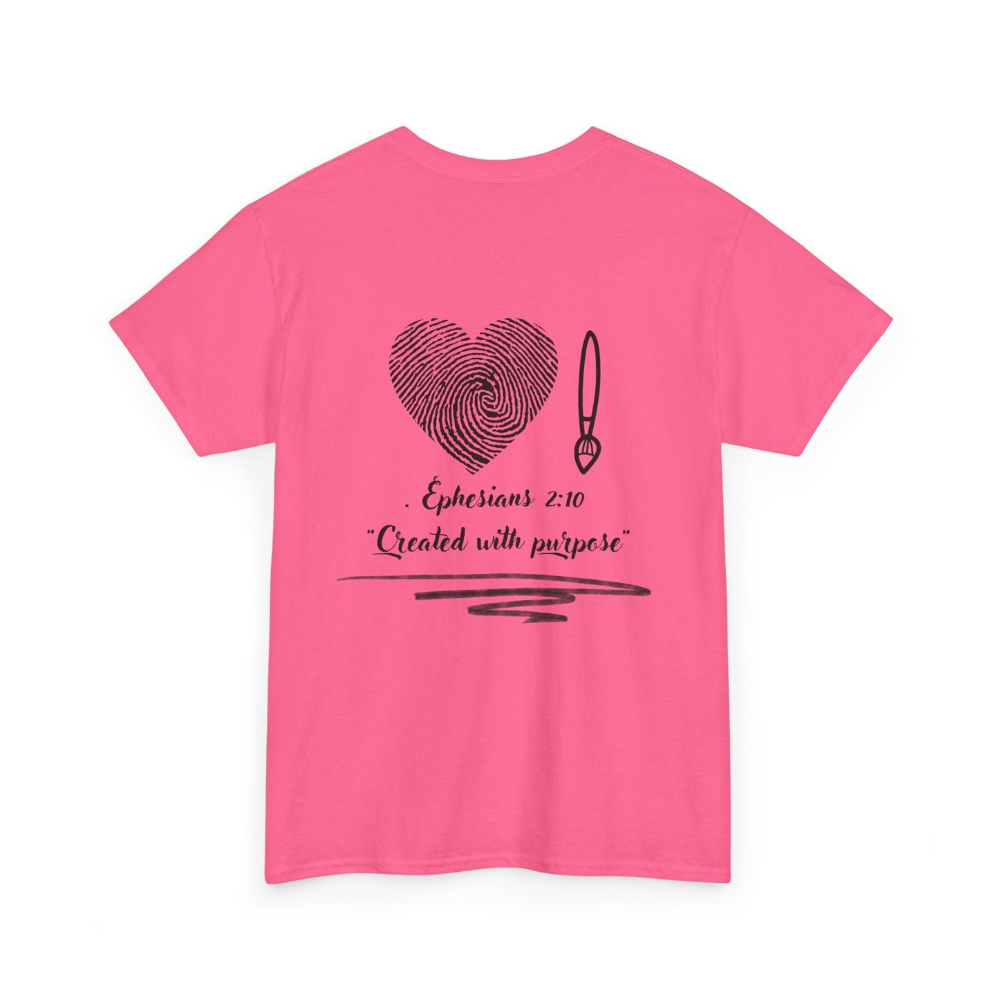 "Created with Purpose – Christian T-Shirt (Ephesians 2:10)"