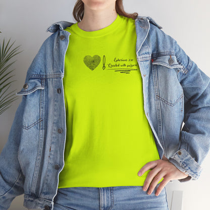  christian t shirt- created with purpose