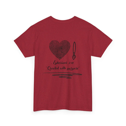 "Created with Purpose – Christian T-Shirt (Ephesians 2:10)"