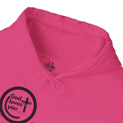 "God Loves You – Christian Hoodie with John 3:16"