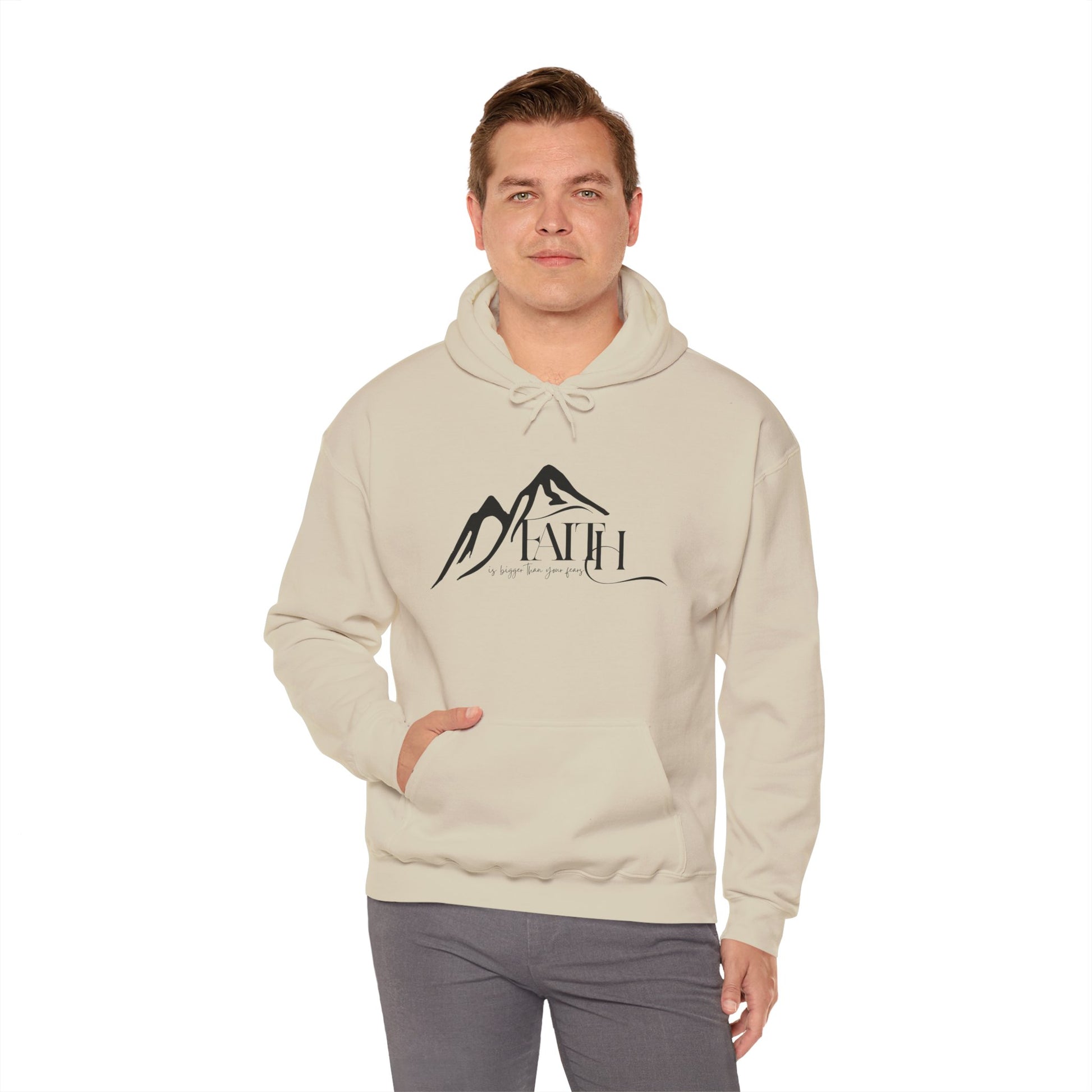 “Faith Over Fear” – Oversized Hoodie | Bold & Biblical – ElishebaDesign