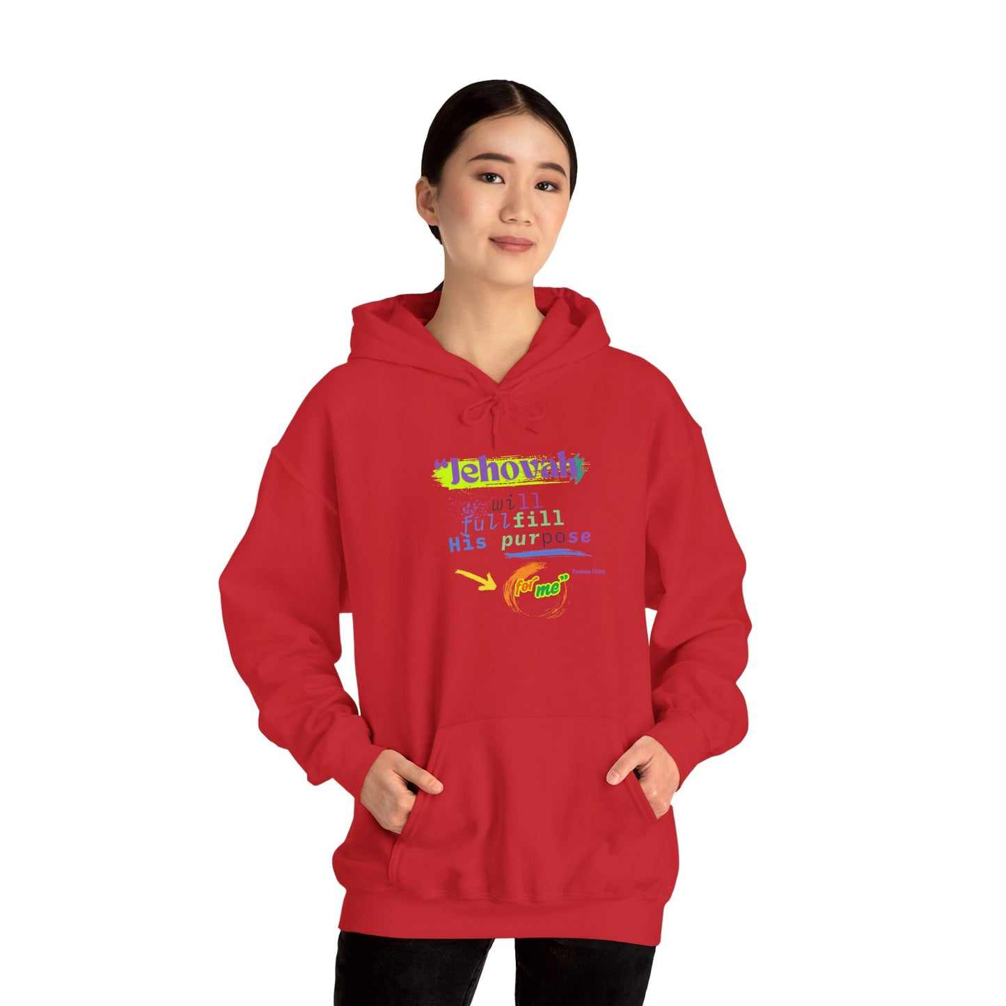 “He Will Fulfill His Purpose” – Oversized Hoodie | Faith & Confidence – ElishebaDesign