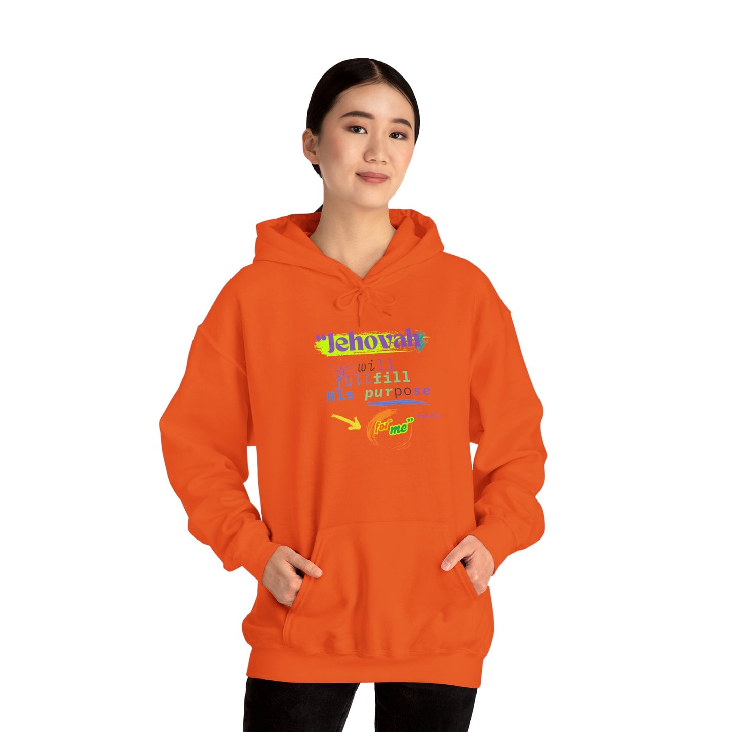 “He Will Fulfill His Purpose” – Oversized Hoodie | Faith & Confidence – ElishebaDesign