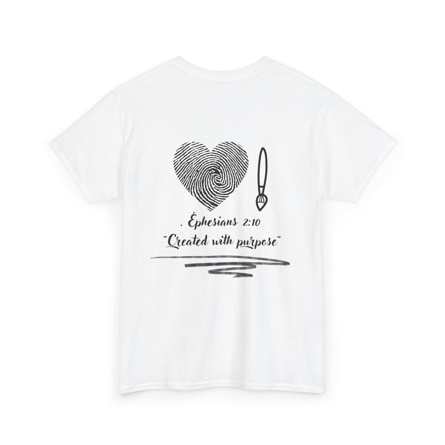 "Created with Purpose – Christian T-Shirt (Ephesians 2:10)"