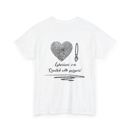"Created with Purpose – Christian T-Shirt (Ephesians 2:10)"
