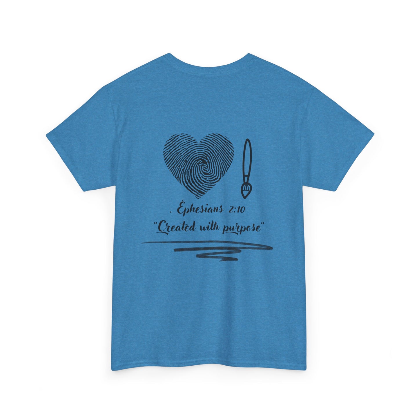 "Created with Purpose – Christian T-Shirt (Ephesians 2:10)"