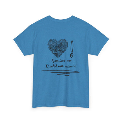 "Created with Purpose – Christian T-Shirt (Ephesians 2:10)"