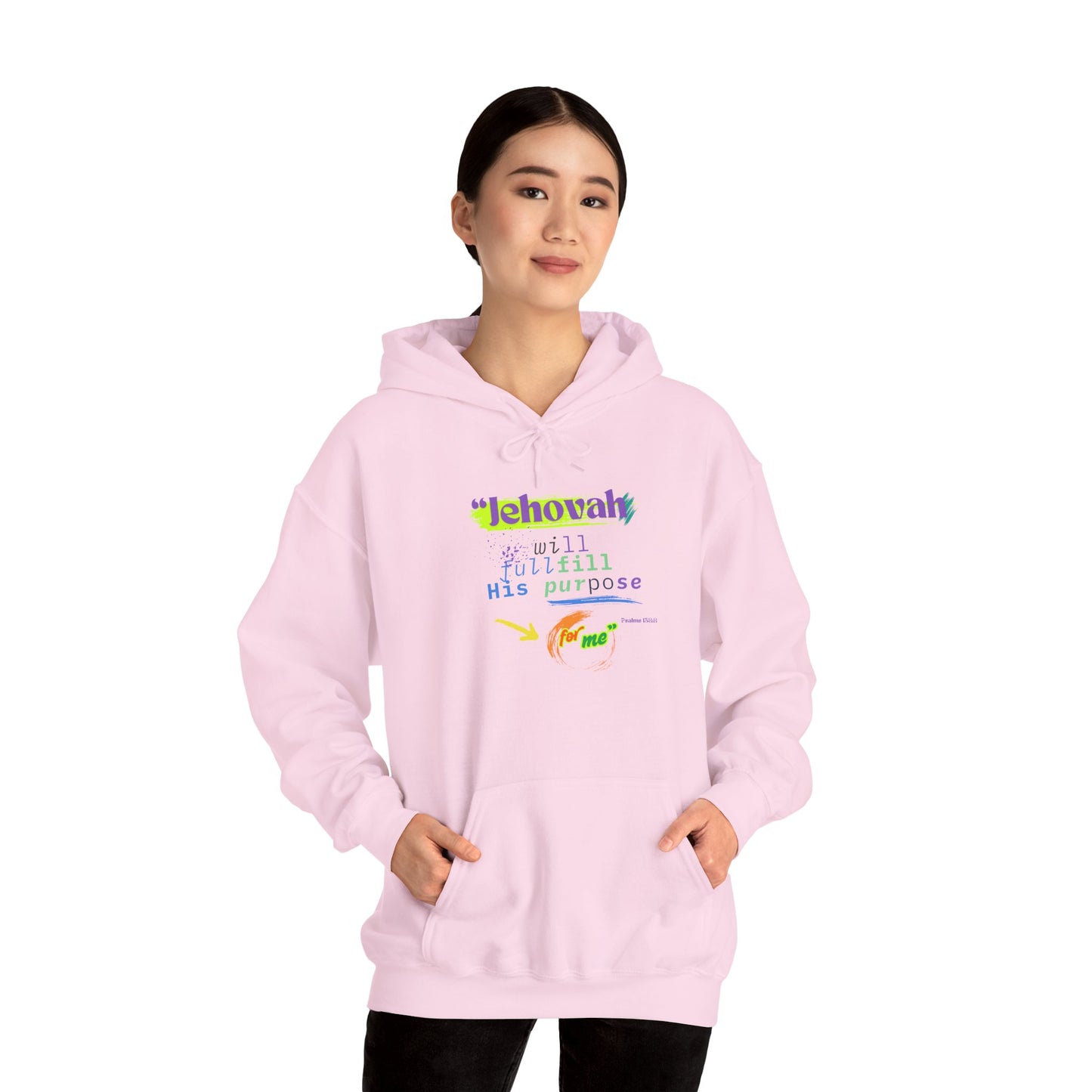 “He Will Fulfill His Purpose” – Oversized Hoodie | Faith & Confidence. Elishebadesign