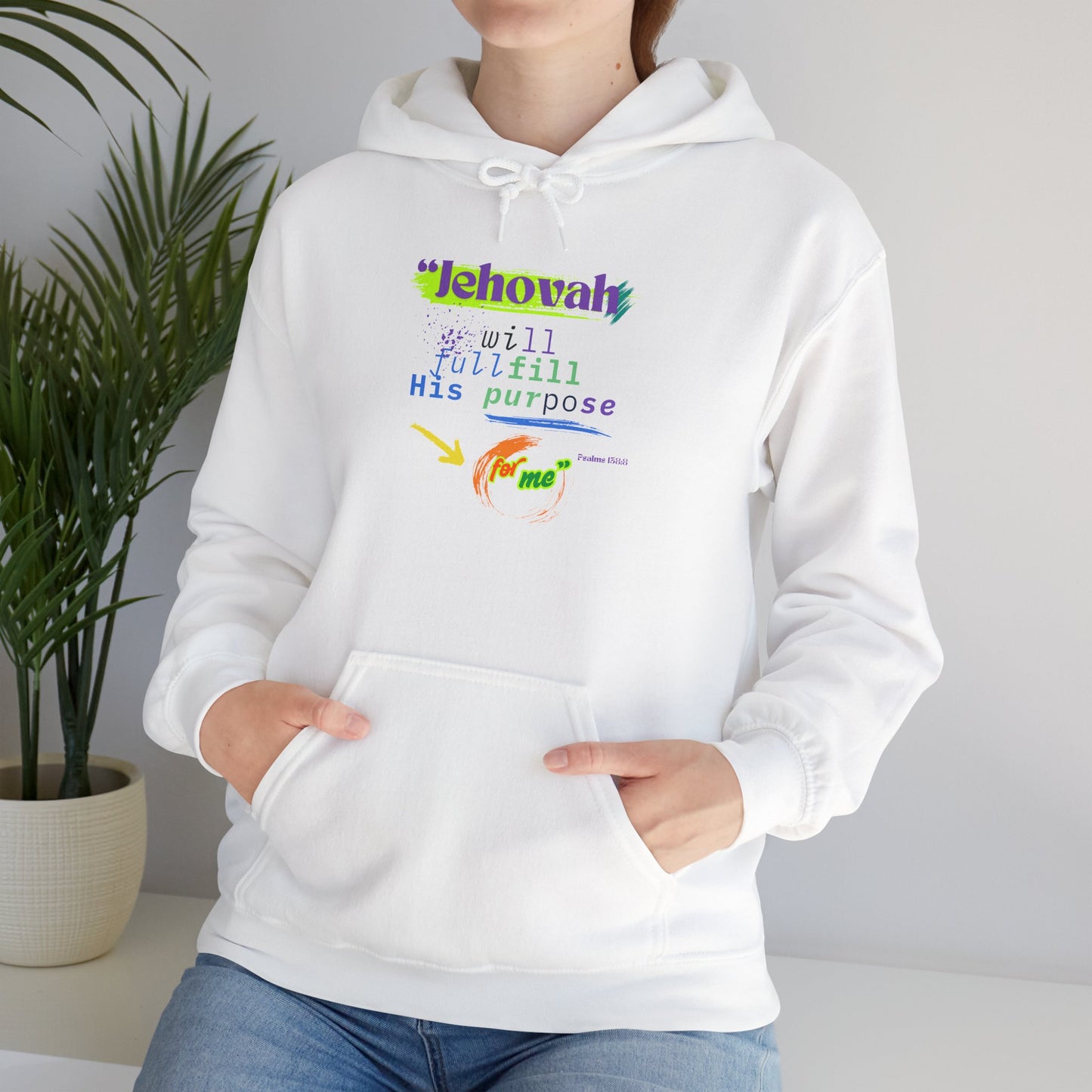 “He Will Fulfill His Purpose” – Oversized Hoodie | Faith & Confidence – ElishebaDesign