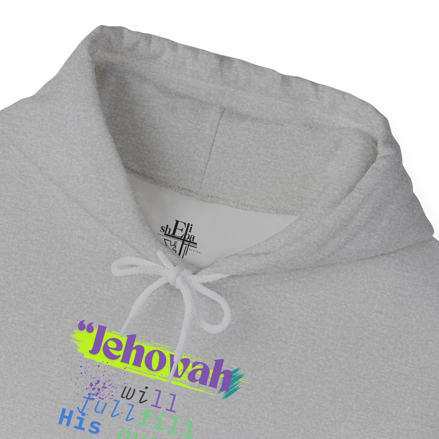 “He Will Fulfill His Purpose” – Oversized Hoodie | Faith & Confidence – ElishebaDesign