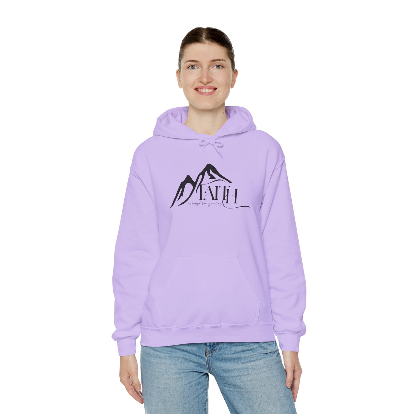 “Faith Over Fear” – Oversized Hoodie | Bold & Biblical – ElishebaDesign