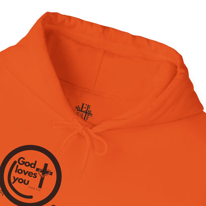 "God Loves You – Christian Hoodie with John 3:16"