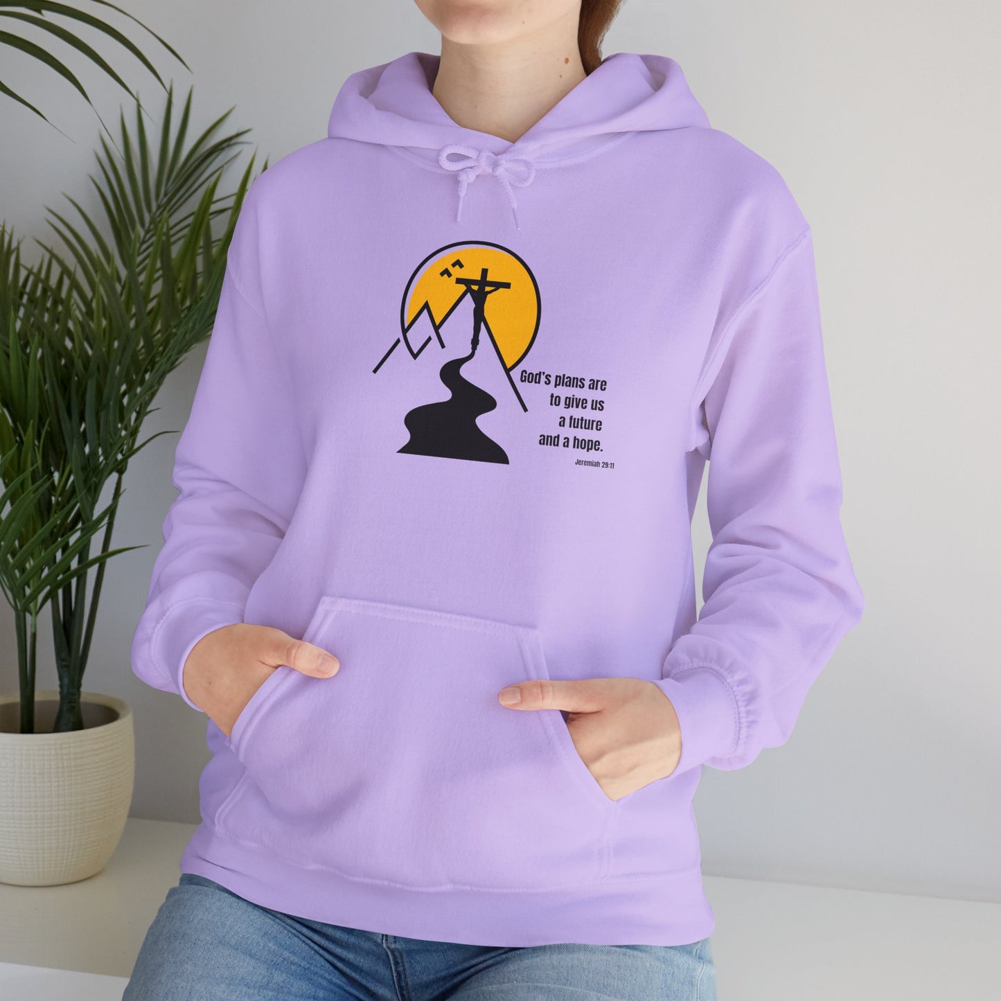 “God’s Plans” – Oversized Hoodie | Jeremiah 29:11 – Purpose Collection
