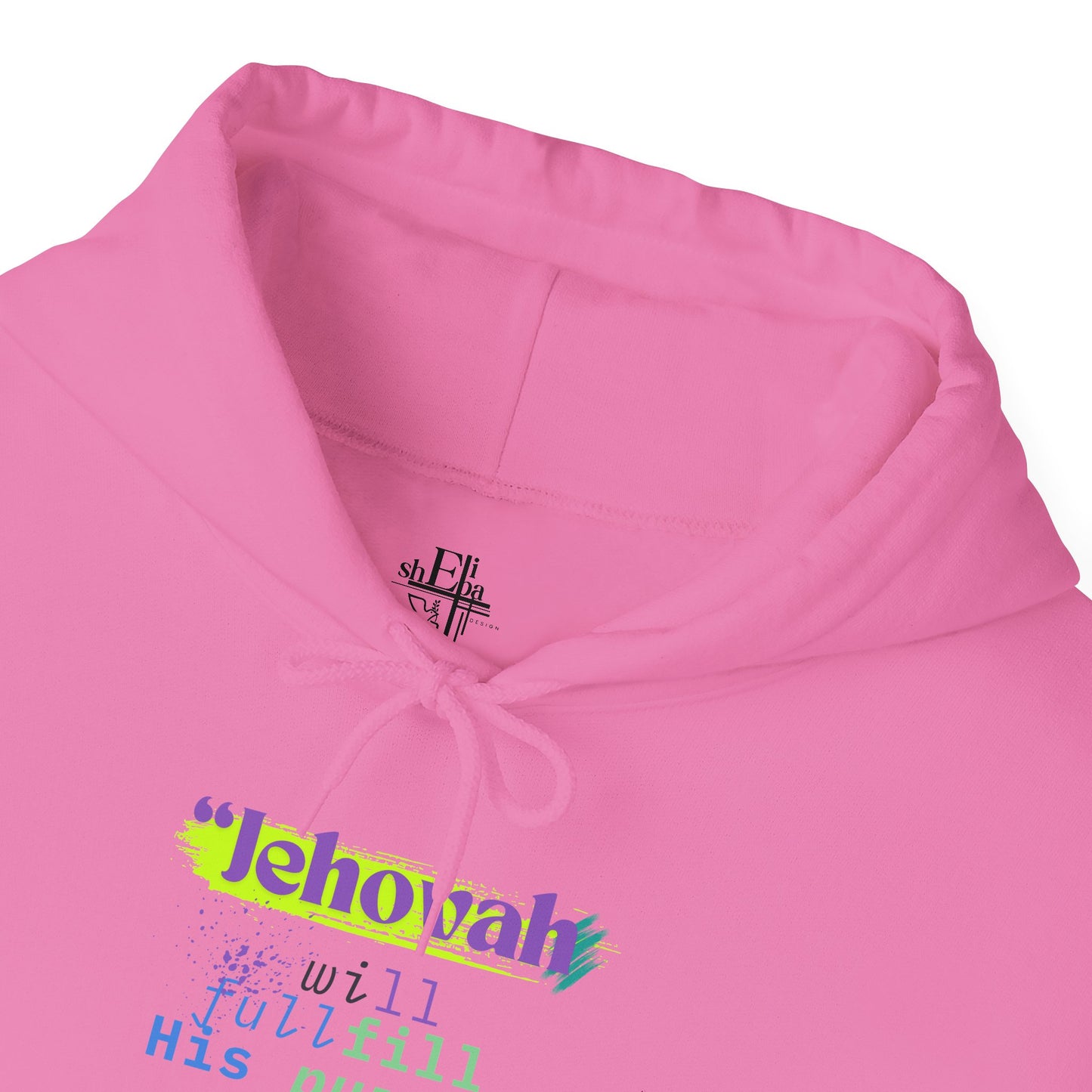 “He Will Fulfill His Purpose” – Oversized Hoodie | Faith & Confidence – ElishebaDesign
